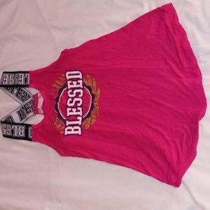Pink Blesses Tank Top